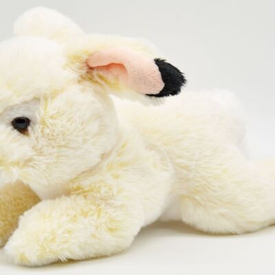 Lapin, super doux (jaune chiné) - 24 cm (longueur) - Mots clés : animal de la forêt, lapin, peluche, peluche, peluche, peluche