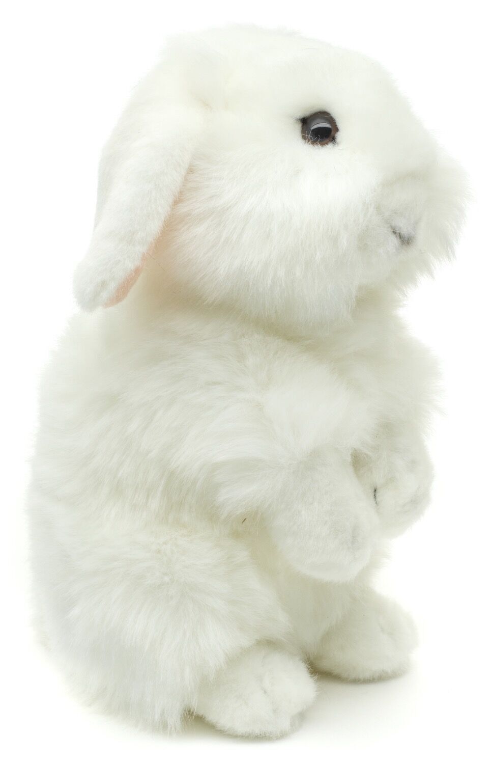 Buy wholesale Lionhead rabbit standing white With hanging ears 23 cm height Keywords forest animal bunny rabbit plush plush toy stuffed toy cuddly toy