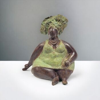 Sculpture en bronze "Bobaraba Ida" par Hamidou | 16cm 1kg 8