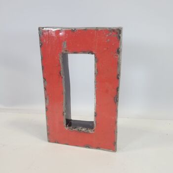 Lettre "O" | Numéro « 0 » fabriqué à partir de barils de pétrole recyclés | 22 ou 50 cm | Couleurs différentes 2