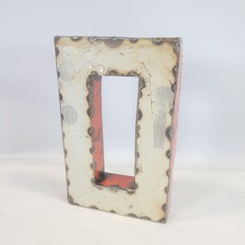 Lettre "O" | Numéro « 0 » fabriqué à partir de barils de pétrole recyclés | 22 ou 50 cm | Couleurs différentes 5