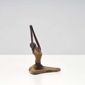 Sculpture en bronze yoga "Adeline" | par Hamidou | différentes couleurs et tailles 7