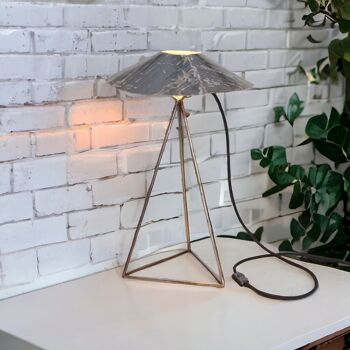 Lampe "Ouaga" fabriquée à partir de fûts de pétrole recyclés upcyclés | Couleurs différentes 2