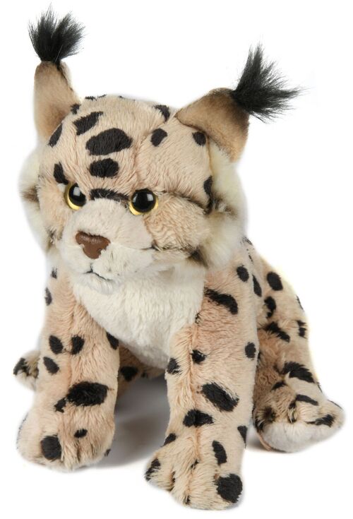 Luchs Plushie - 17 cm (Höhe) - Keywords: Waldtier, Wildkatze, Plüsch, Plüschtier, Stofftier, Kuscheltier