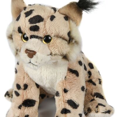 Lynx Plushie - 17 cm (height) - Keywords: forest animal, wild cat, plush, plush toy, stuffed animal, cuddly toy