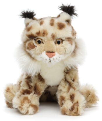 Lynx, assis - 23 cm (hauteur) - Mots clés : animal de la forêt, chat sauvage, peluche, peluche, peluche, peluche 1