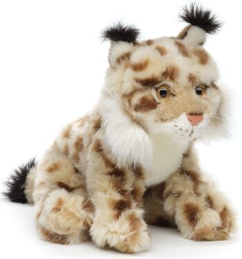 Lynx, assis - 23 cm (hauteur) - Mots clés : animal de la forêt, chat sauvage, peluche, peluche, peluche, peluche 2