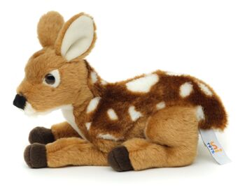 Faon, couché - 17 cm (longueur) - Mots clés : animal de la forêt, cerf, peluche, peluche, peluche, peluche 3