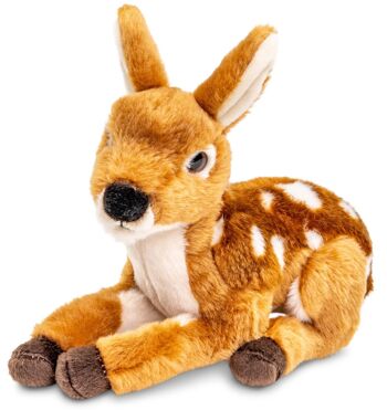 Faon, couché - 21 cm (longueur) - Mots clés : animal de la forêt, cerf, peluche, peluche, peluche, peluche 2