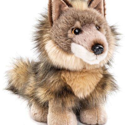 Wolf Junges, sitzend - 20 cm (Höhe) - Keywords: Waldtier, Plüsch, Plüschtier, Stofftier, Kuscheltier