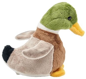 Canard à voix - 16 cm (longueur) - Mots clés : oiseau, ferme, animal aquatique, peluche, peluche, peluche, peluche 3