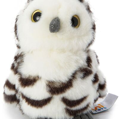 Snowy Owl Plushie - 12 cm (height) - Keywords: bird, owl, forest animal, plush, plush toy, stuffed animal, cuddly toy