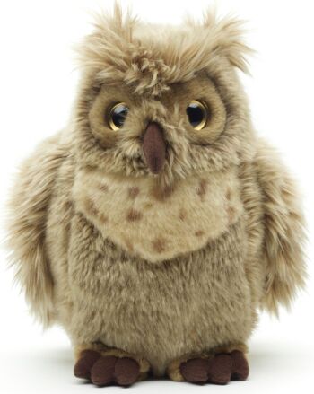 Grand-duc d'Amérique - 'Horn Owl' - 24 cm (hauteur) - Mots clés : oiseau, hibou, animal de la forêt, peluche, peluche, peluche, peluche 1