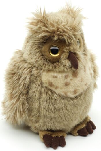 Grand-duc d'Amérique - 'Horn Owl' - 24 cm (hauteur) - Mots clés : oiseau, hibou, animal de la forêt, peluche, peluche, peluche, peluche 2