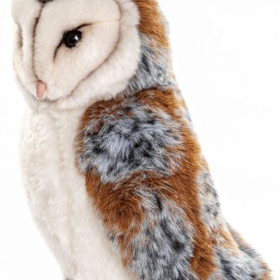 Barn owl (large) - 27 cm (height) - Keywords: bird, owl, forest animal, plush, plush toy, stuffed toy, cuddly toy