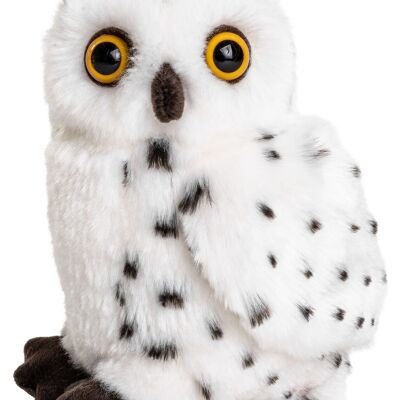 Snowy Owl - 19 cm (height) - Keywords: bird, owl, forest animal, plush, plush toy, stuffed animal, cuddly toy
