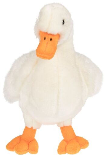 Oie blanche, debout - 32 cm (hauteur) - Mots clés : oiseau, ferme, peluche, peluche, peluche, peluche 2