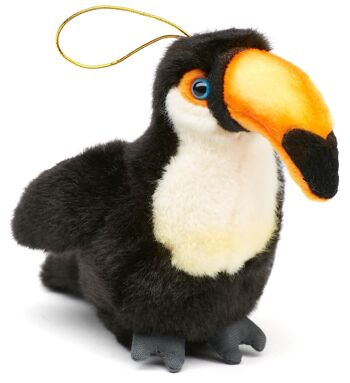 Toucan géant - 13 cm (hauteur) - Mots clés : oiseau, animal sauvage exotique, peluche, peluche, peluche, peluche 1