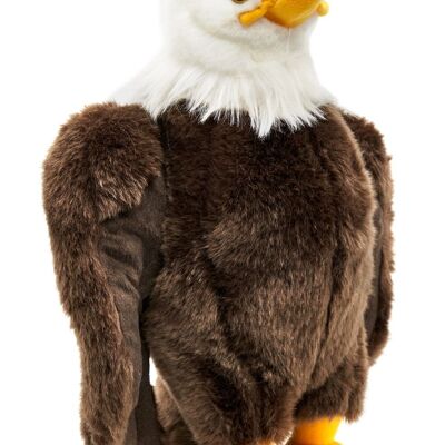 Águila calva - 32 cm (altura) - Palabras clave: pájaro, águila, peluche, peluche, animal de peluche, peluche