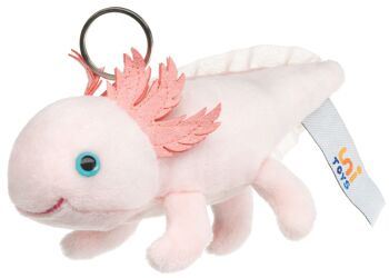 Axolotl avec porte-clés - 15 cm (longueur) - Mots clés : animal aquatique, peluche, peluche, peluche, peluche 1