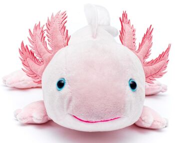 Original Uni-Toys Axolotl (rose) - 32 cm (longueur) - Mots clés : animal aquatique, peluche, peluche, peluche, peluche 1