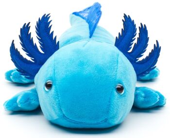 Original Uni-Toys Axolotl (bleu) - 32 cm (longueur) - Mots clés : animal aquatique, peluche, peluche, peluche, peluche 1