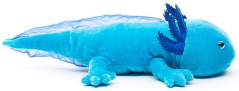 Original Uni-Toys Axolotl (bleu) - 32 cm (longueur) - Mots clés : animal aquatique, peluche, peluche, peluche, peluche 3
