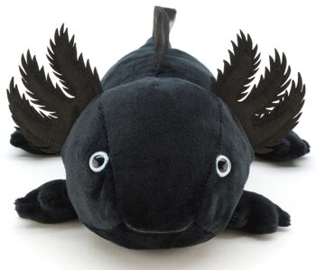Original Uni-Toys Axolotl (noir) - 32 cm (longueur) - Mots clés : animal aquatique, peluche, peluche, peluche, peluche 2