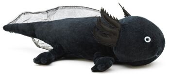 Original Uni-Toys Axolotl (noir) - 32 cm (longueur) - Mots clés : animal aquatique, peluche, peluche, peluche, peluche 3