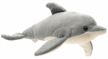Grand dauphin, dauphin - 28 cm (longueur) - Mots clés : animal aquatique, baleine, peluche, peluche, peluche, peluche 1
