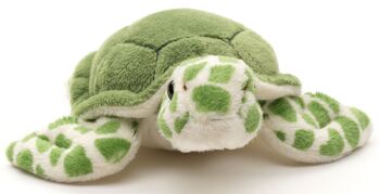 Peluche tortue de mer - 16 cm (longueur) - Mots clés : animal aquatique, tortue, peluche, peluche, peluche, peluche 3
