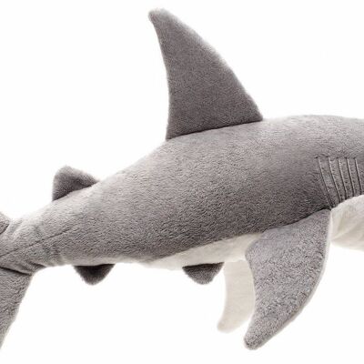 Hammerhead shark - 49 cm (length) - Keywords: aquatic animal, shark, whale, plush, plush toy, stuffed animal, cuddly toy