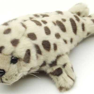 Seal (grey-spotted) - seal - 21 cm (length) - Keywords: aquatic animal, plush, plush toy, stuffed animal, cuddly toy