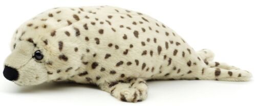 Seehund (grau-gepunktet) - Robbe - 46 cm (Länge) - Keywords: Wassertier, Plüsch, Plüschtier, Stofftier, Kuscheltier