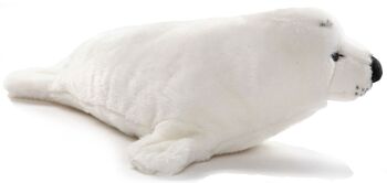 Phoque blanc - 46 cm (longueur) - Mots clés : animal aquatique, phoque, peluche, peluche, peluche, peluche 3