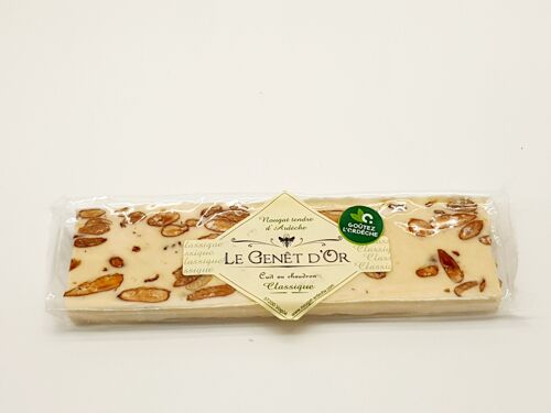 NOUGAT D'ARDECHE CLASSIQUE BARRE 100G