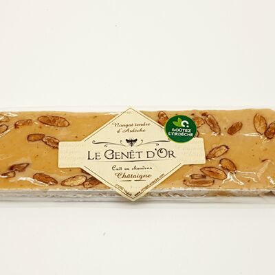 TURRÓN DE ARDECHE CON BARRA DE CASTAÑAS 100G