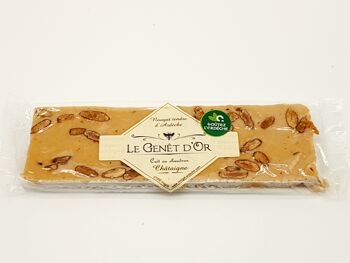 NOUGAT D'ARDECHE A LA CHATAIGNE BARRE 100G