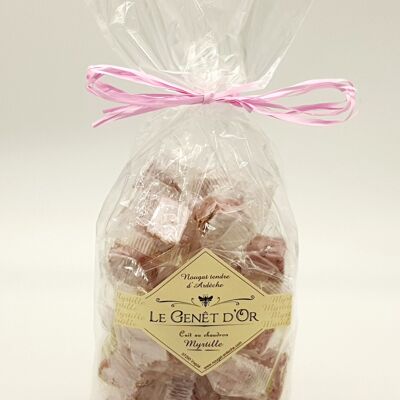 NOUGAT D'ARDECHE MYRTILLE SACHET 200G