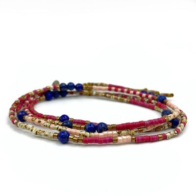 SUN summer bracelet Miyuki lapis lazuli beads