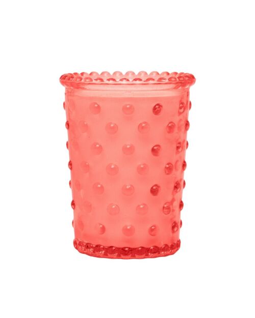 Simpatico Watermelon Basil Hobnail Votive