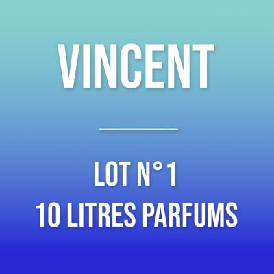 Lote n°1: 10 litros para Vincent