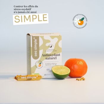 ANTIOXYDANT NATUREL - SÉLÉNIUM & VIT B6 - Arôme mandarine & Fleur d'oranger 1