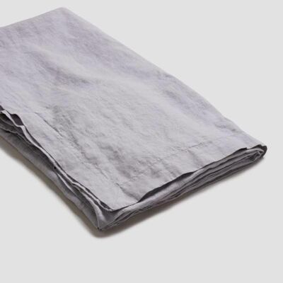Dove Grey Linen Tablecloth