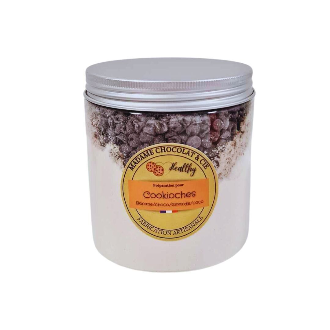 GESUNDE Bananen-/Schokoladen-/Mandel-/Kokoskekse