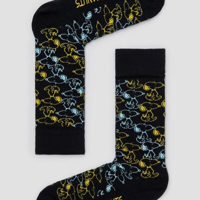 BeSnoopy Endless Black - 100% Organic Cotton Socks