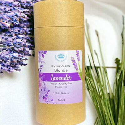 Trockenhaarshampoo Blond – 100 % natürlich mit Lavendel