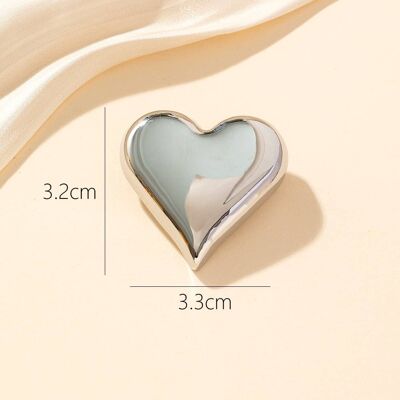 Fancy Heart Brooch 23PEBRO028