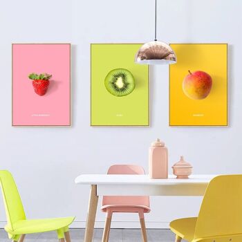 Affiches fruits et légumes - Poster pour décoration d'intérieur 1