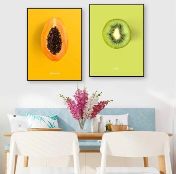 Affiches fruits et légumes - Poster pour décoration d'intérieur 12